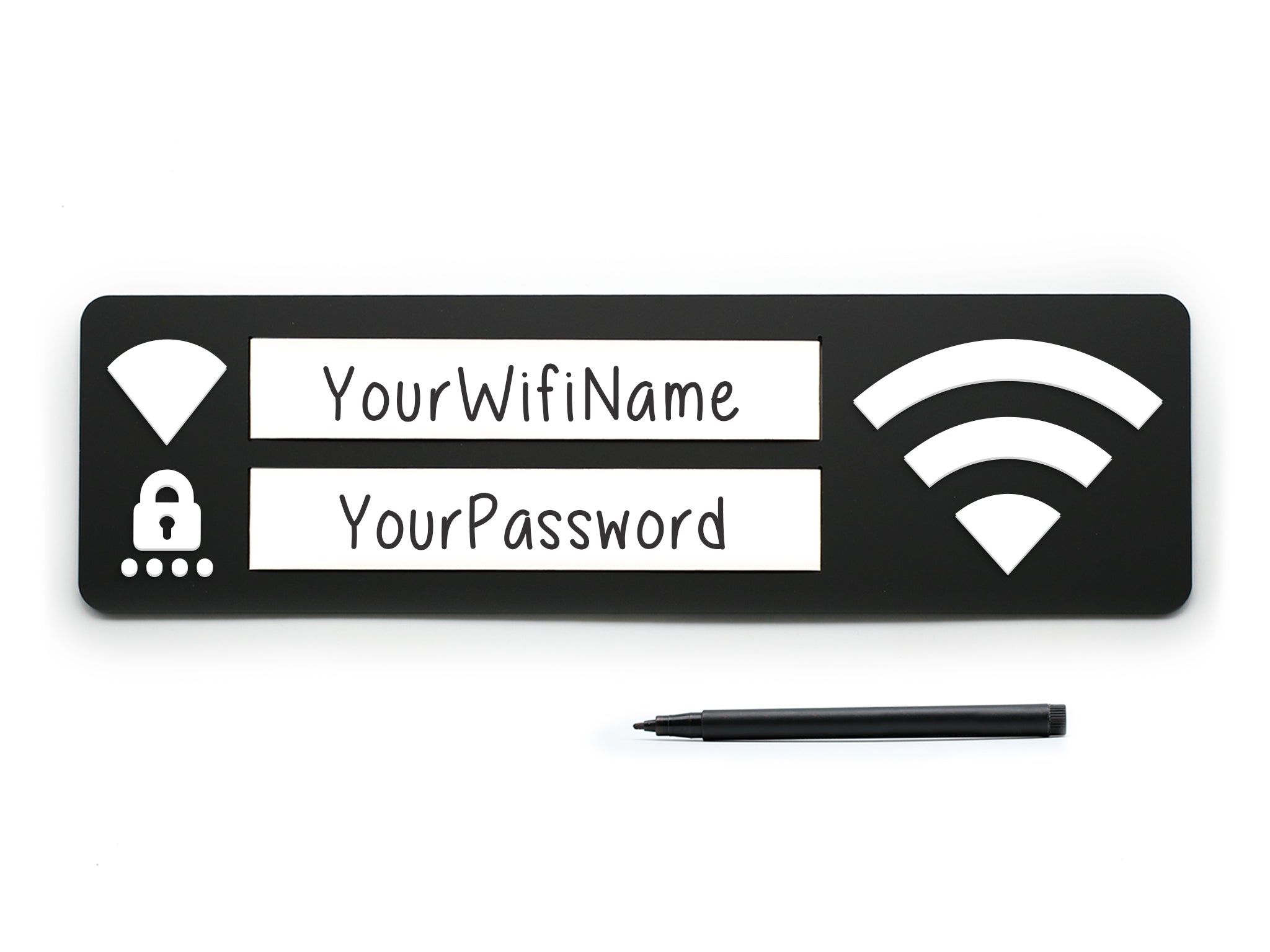 Elegant - Welcome WiFi Sign - Guest WiFi Password | SIGNS.style