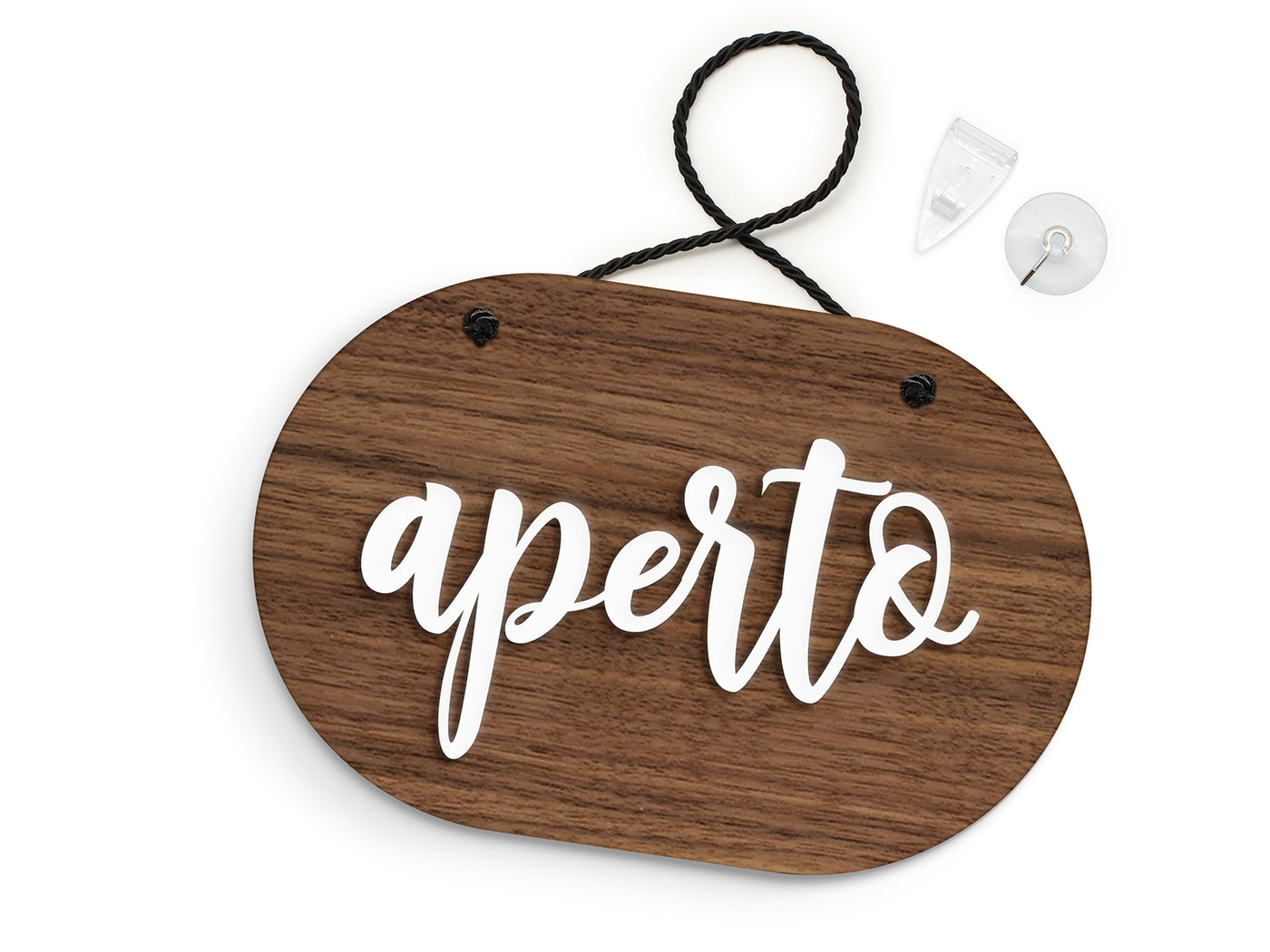 Brush, Oval - Open / Closed Sign | SIGNS.style